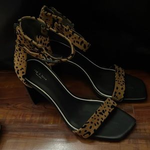 rag & bone new york- Animal print Leopard Heels sz 8